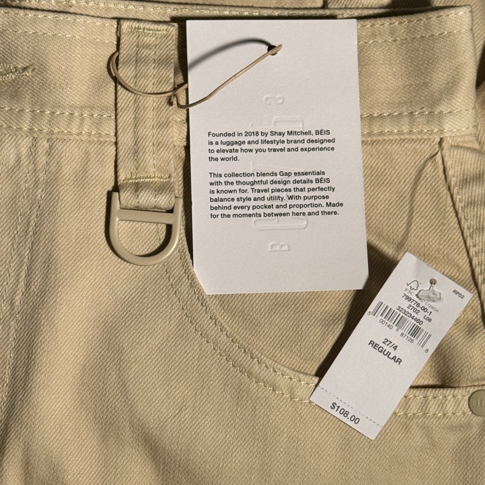 GAP x BÉIS High Rise Barrel Jeans - Picture 4 of 5